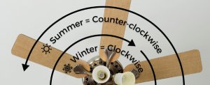 Ceiling fan rotation explanation for spring and summer-Spring cleaning includes safety checks-Allgeier Air-Louisville KY-300x122jpg