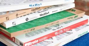 Various air filters-The Importance of Indoor Air Quality-Allgeier Air-Louisville KY-300x157jpg 