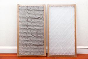 Dirty air filter vs clean air filter-8 Common Reasons Your AC Is Not Cooling-Allgeier Air-Louisville KY-300x200jpg 
