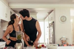 Couple cooking-Bosch IDS Inverter Air Conditioner Offers Exceptional Comfort-Allgeier Air-Louisville KY-600x400jpg