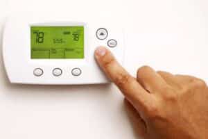 Thermostat set to 78-How To Avoid Overworking Your AC Unit In A Heat Wave-Allgeier Air-Louisville KY-600x400jpg 